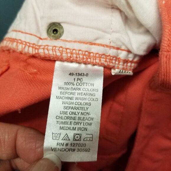 Chadwicks Salmon Pink High Rise Waist Bootcut Mom Jeans - Picture 9 of 9